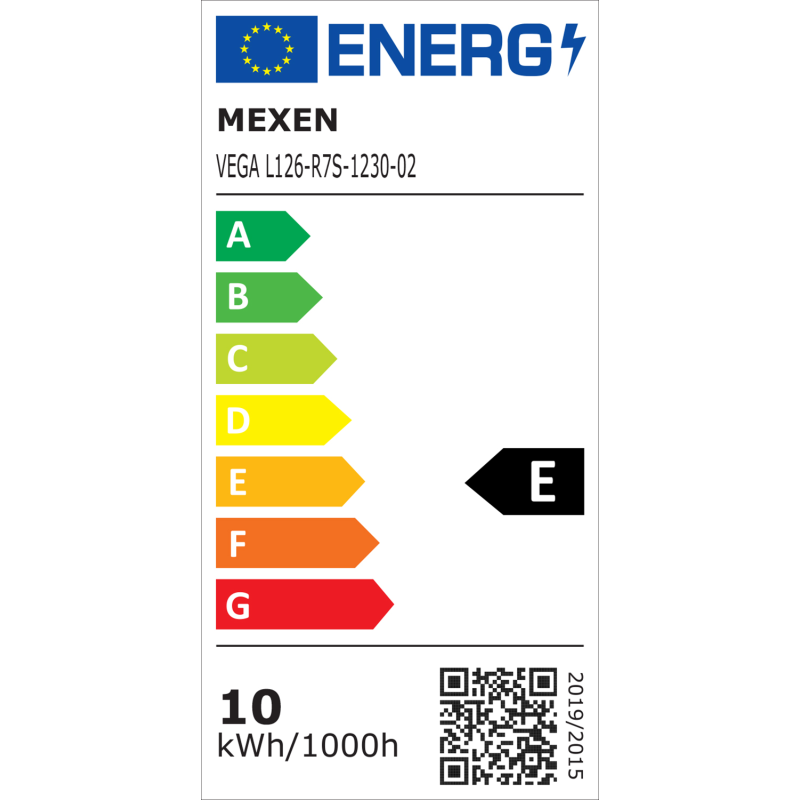 Mexen Vega 3x żarówka LED R7S, 12W, Ciepła - 3000K, 1521 lm - L126-R7S-1230-02x03