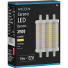 Mexen Vega 3x żarówka LED R7S, 19W, Ciepła - 3000K, 2500 lm - L126-R7S-1930-02x03