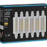 Mexen Vega 6x żarówka LED ściemnialna R7S, 7W, Ciepła - 3000K, 770 lm - L125-R7S-0730-01x06