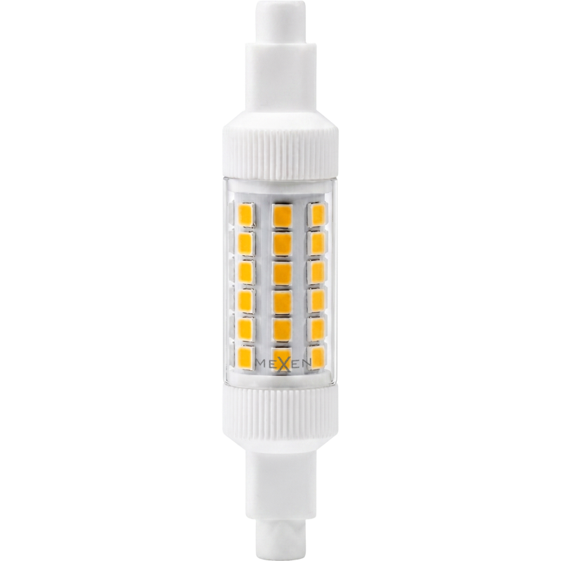 Mexen Vega 6x żarówka LED R7S, 7W, Ciepła - 3000K, 806 lm - L126-R7S-0730-01x06