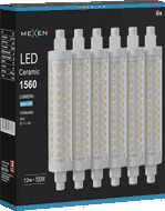 Mexen Vega 6x żarówka LED R7S, 12W, Zimna - 6500K, 1560 lm - L126-R7S-1265-02x06