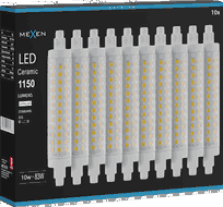 Mexen Vega 10x żarówka LED ściemnialna R7S, 10W, Neutralna - 4000K, 1150 lm - L125-R7S-1040-02x10