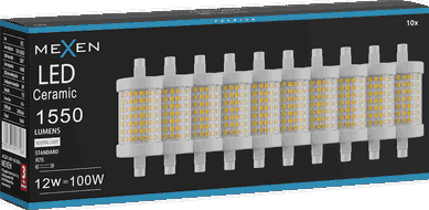 Mexen Vega 10x żarówka LED ściemnialna R7S, 12W, Neutralna - 4000K, 1550 lm - L125-R7S-1240-01x10