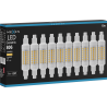 Mexen Vega 10x żarówka LED R7S, 7W, Ciepła - 3000K, 806 lm - L126-R7S-0730-01x10