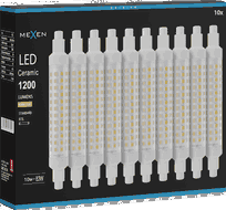Mexen Vega 10x żarówka LED R7S, 10W, Ciepła - 3000K, 1200 lm - L126-R7S-1030-02x10