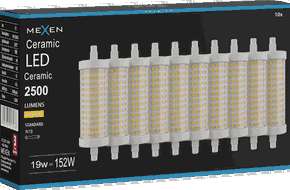 Mexen Vega 10x żarówka LED R7S, 19W, Ciepła - 3000K, 2500 lm - L126-R7S-1930-02x10