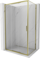 Mexen Exo-3S kabina prysznicowa rozsuwana 100 x 75 cm, transparent, złota - 8153-100-075-50-00