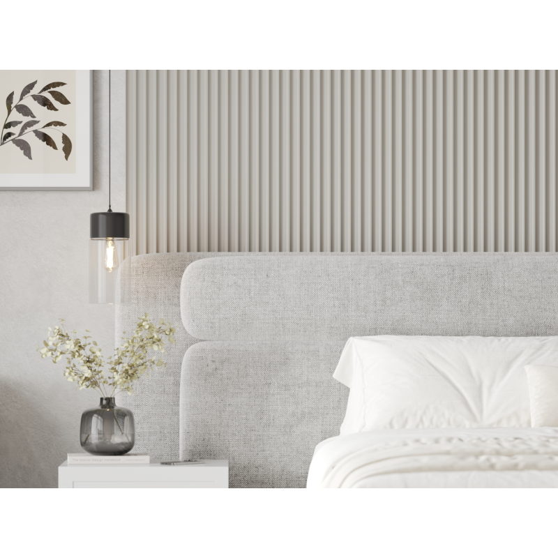 Mexen Strio 01 lamele ścienne ryflowane 280 x 14,5 cm (2szt), taupe - S120-280-01-313
