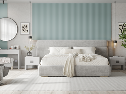 Mexen Strio 01 lamele ścienne ryflowane 280 x 14,5 cm (2szt), powder blue - S120-280-01-318