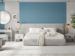 Mexen Strio 01 lamele ścienne ryflowane 280 x 14,5 cm (2szt), denim blue - S120-280-01-319