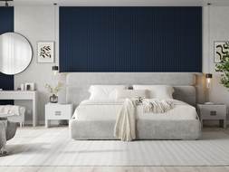 Mexen Strio 01 lamele ścienne ryflowane 280 x 14,5 cm (2szt), navy blue - S120-280-01-321