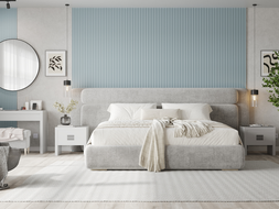 Mexen Strio 01 lamele ścienne ryflowane 280 x 14,5 cm (2szt), sky blue - S120-280-01-323