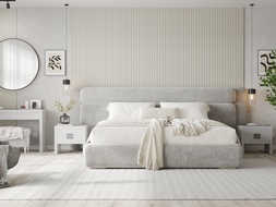 Mexen Strio 01 lamele ścienne ryflowane 280 x 14,5 cm (2szt), cream - S120-280-01-324