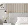 Mexen Strio 01 lamele ścienne ryflowane 280 x 14,5 cm (2szt), latte - S120-280-01-329