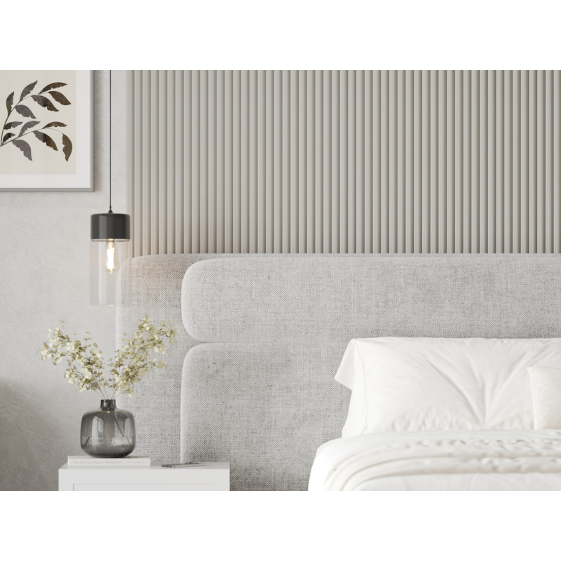 Mexen Strio 02 lamele ścienne ryflowane 280 x 14,5 cm (2szt), taupe - S120-280-02-313