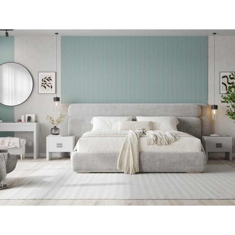 Mexen Strio 02 lamele ścienne ryflowane 280 x 14,5 cm (2szt), powder blue - S120-280-02-318