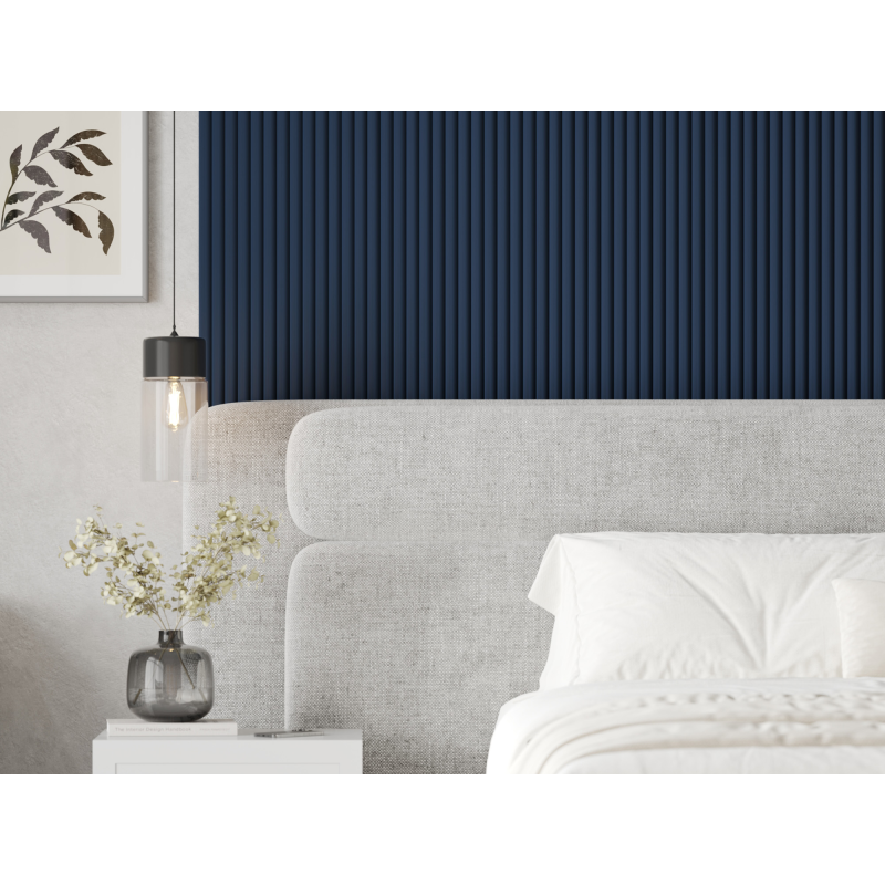 Mexen Strio 02 lamele ścienne ryflowane 280 x 14,5 cm (2szt), navy blue - S120-280-02-321