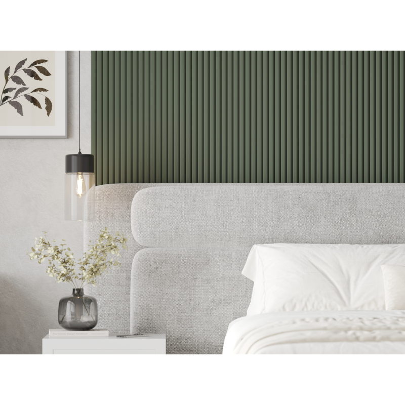 Mexen Strio 02 lamele ścienne ryflowane 280 x 14,5 cm (2szt), olive - S120-280-02-325