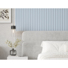 Mexen Strio 02 lamele ścienne ryflowane 280 x 14,5 cm (2szt), gołębi błękit - S120-280-02-315
