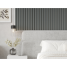 Mexen Strio 02 lamele ścienne ryflowane 280 x 14,5 cm (2szt), metal anthracite - S120-280-02-352