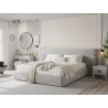 Mexen Strio 01 lamele ścienne ryflowane 280 x 14,5 cm (2szt), white leather - S120-280-01-366