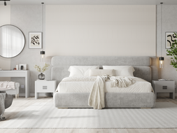 Mexen Strio 02 lamele ścienne ryflowane 280 x 14,5 cm (2szt), white leather - S120-280-02-366