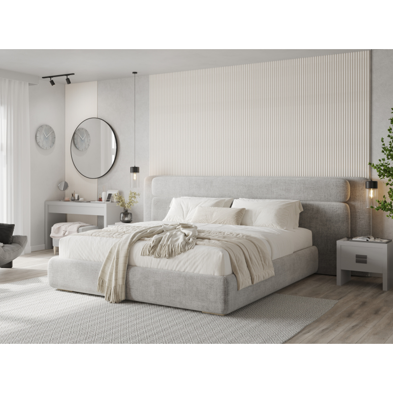 Mexen Strio 02 lamele ścienne ryflowane 280 x 14,5 cm (2szt), white leather - S120-280-02-366