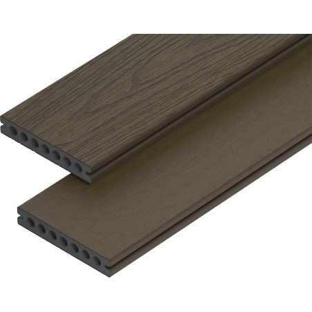Mexen Terrio Premium próbka deski tarasowej kompozytowej, dark brown - C2002-06-S