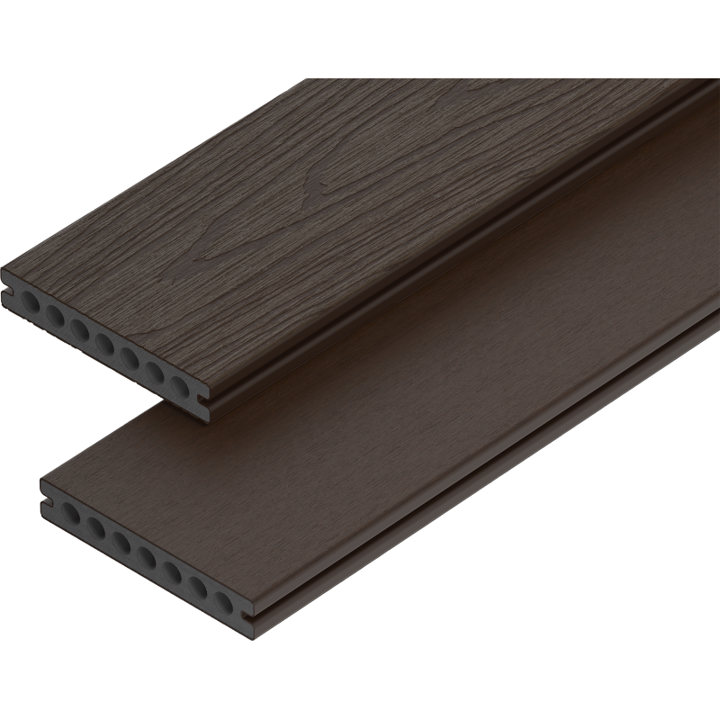 Mexen Terrio Premium próbka deski tarasowej kompozytowej, walnut - C2002-17-S