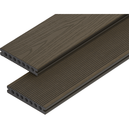 Mexen Terrio Premium Riff deska tarasowa kompozytowa 300 x 14,5 x 2,3 cm, dark brown - C2003-300-06