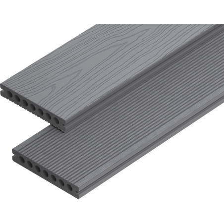 Mexen Terrio Premium Riff próbka deski tarasowej kompozytowej, light grey - C2003-08-S