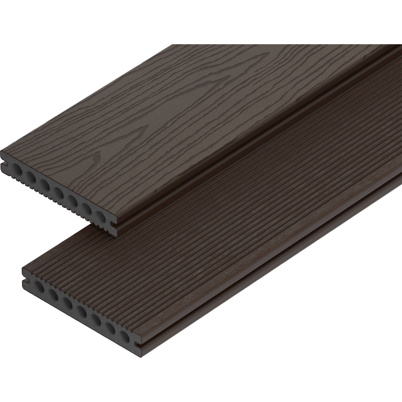 Mexen Terrio Premium Riff próbka deski tarasowej kompozytowej, walnut - C2003-17-S