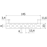 Mexen Terrio Premium deska tarasowa kompozytowa 300 x 14,5 x 2,3 cm, maple - C2002-300-10
