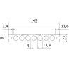 Mexen Terrio Premium Riff deska tarasowa kompozytowa 300 x 14,5 x 2,3 cm, sand - C2003-300-19