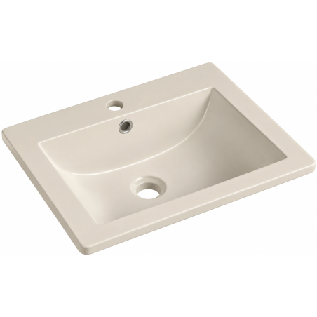 Mexen Lora umywalka wpuszczana w blat 53 x 46 cm, kaszmir mat - 25365332