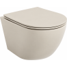 Mexen Lena miska wc Rimless z deską wolnoopadającą slim, duroplast, kaszmir mat - 30224032