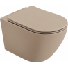 Mexen Lena 2.0  miska wc Rimless Tornado z deską wolnoopadającą slim, duroplast, cappuccino mat - 3022L4064T