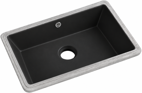 Mexen Venus umywalka podblatowa 54 x 35 cm, czarna mat - 25415485