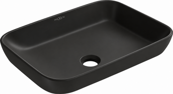 Mexen Nina umywalka wpuszczana w blat 51 x 33 cm, czarna mat - 21665185