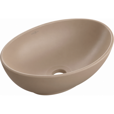 Mexen Elza umywalka nablatowa 40 x 33 cm, cappuccino mat - 21014064