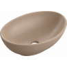 Mexen Elza umywalka nablatowa 40 x 33 cm, cappuccino mat - 21014064