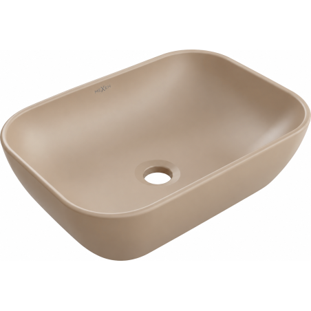 Mexen Rita umywalka nablatowa 45 x 32 cm, cappuccino mat - 21084564
