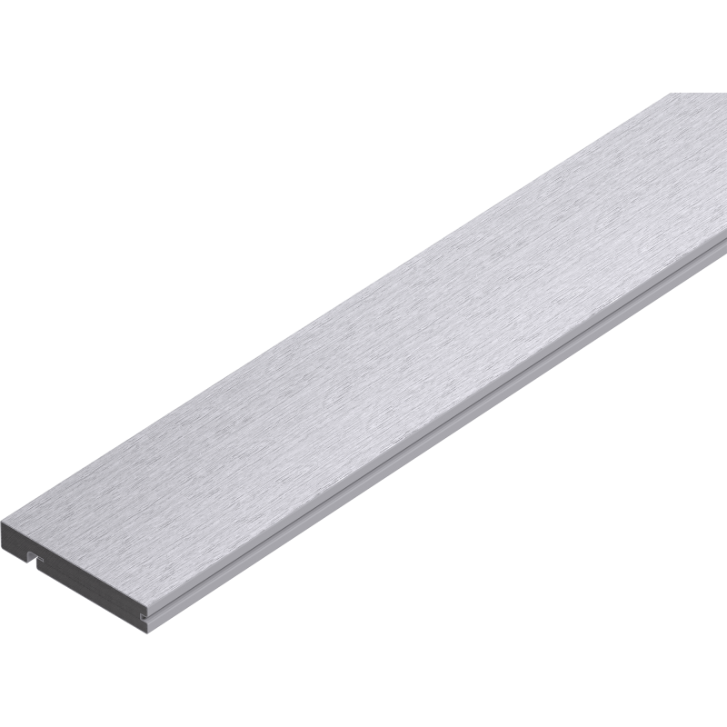 Mexen Terrio Premium deska schodowa kompozytowa 300 x 13,8 x 2,3 cm, smoke white - C2007-300-14