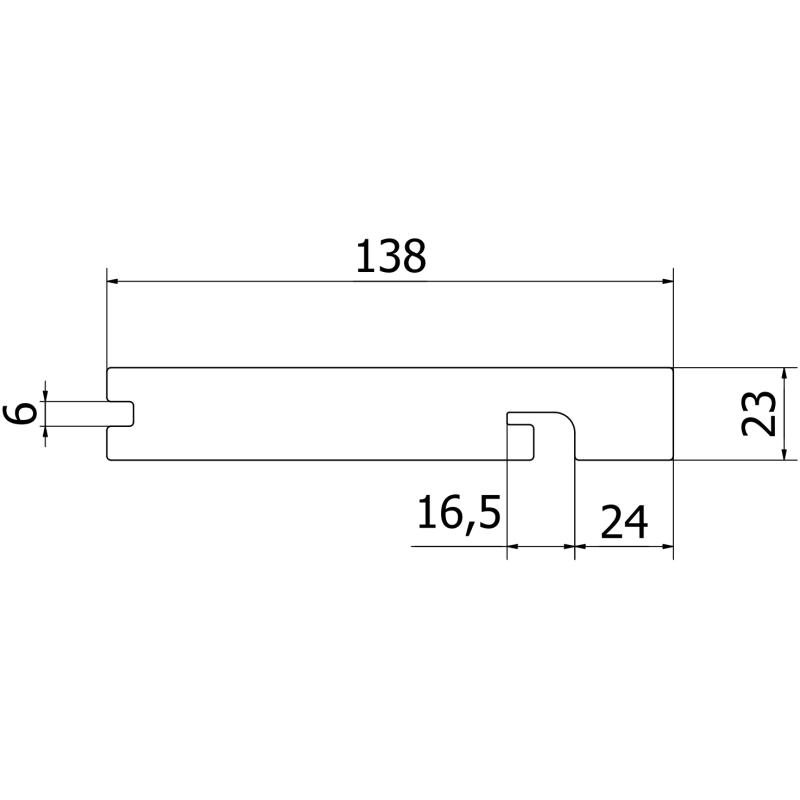 Mexen Terrio Premium deska schodowa kompozytowa 300 x 13,8 x 2,3 cm, teak - C2007-300-16