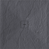Mexen Lito brodzik kompozytowy kwadratowy 90 x 90 cm, antracyt - 48S719090