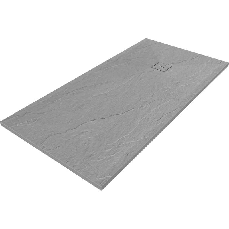 Mexen Lito brodzik kompozytowy prostokątny 160 x 90 cm, szary-beton - 48R619016