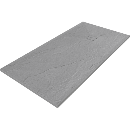 Mexen Lito brodzik kompozytowy prostokątny 160 x 90 cm, szary-beton - 48R619016
