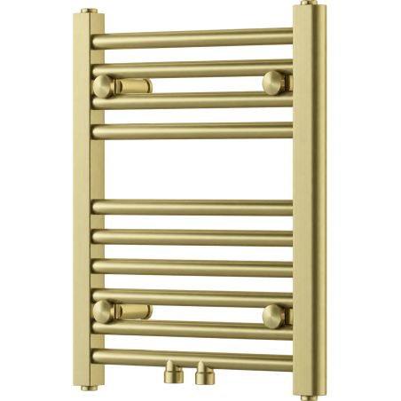 Mexen Ares grzejnik łazienkowy 500 x 400 mm, 142 W, złoty szczotkowany - W102-0500-400-00-55
