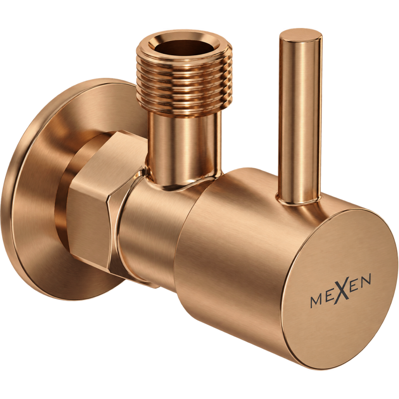Mexen R1 zawór kątowy do baterii 1/2"x3/8", miedź szczotkowana - 79970-65