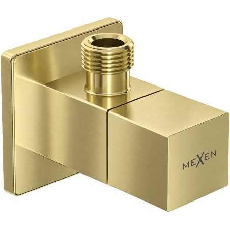 Mexen S zawór kątowy do baterii 1/2"x3/8", złoty szczotkowany - 79971-55